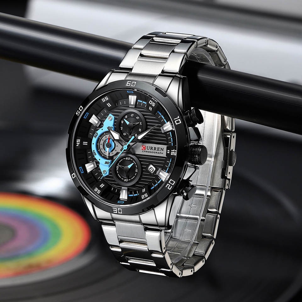 Curren Chrono-Master Steel Fusion